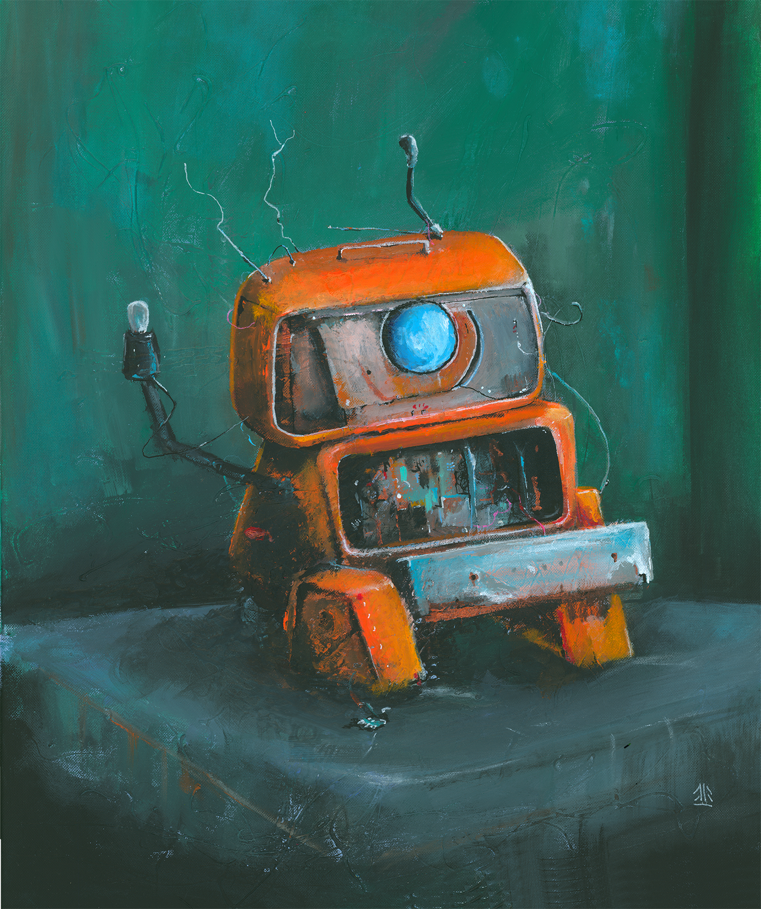 Abandonned robot 